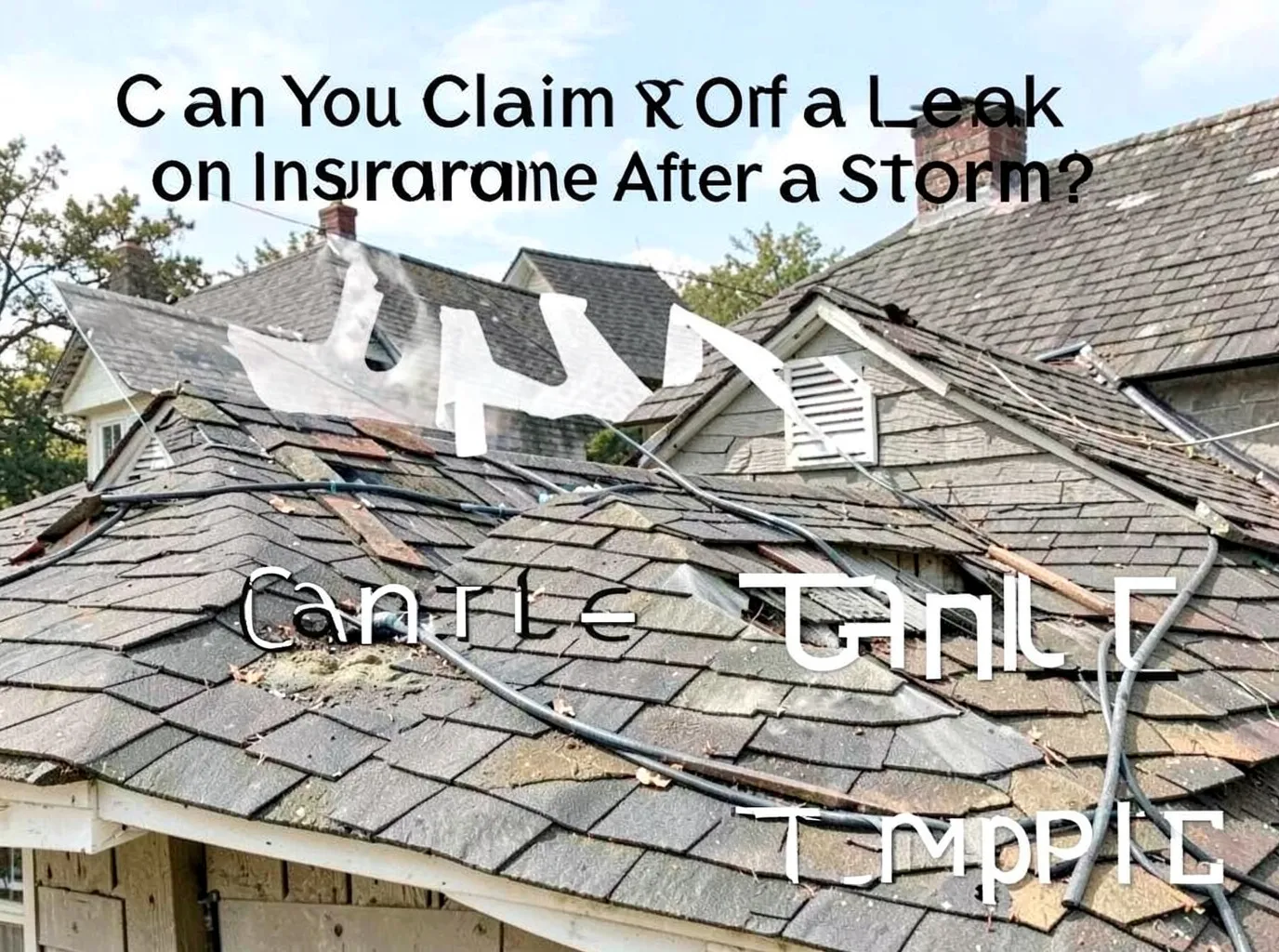 Can You Claim a Roof Leak on Insurance After a Storm?