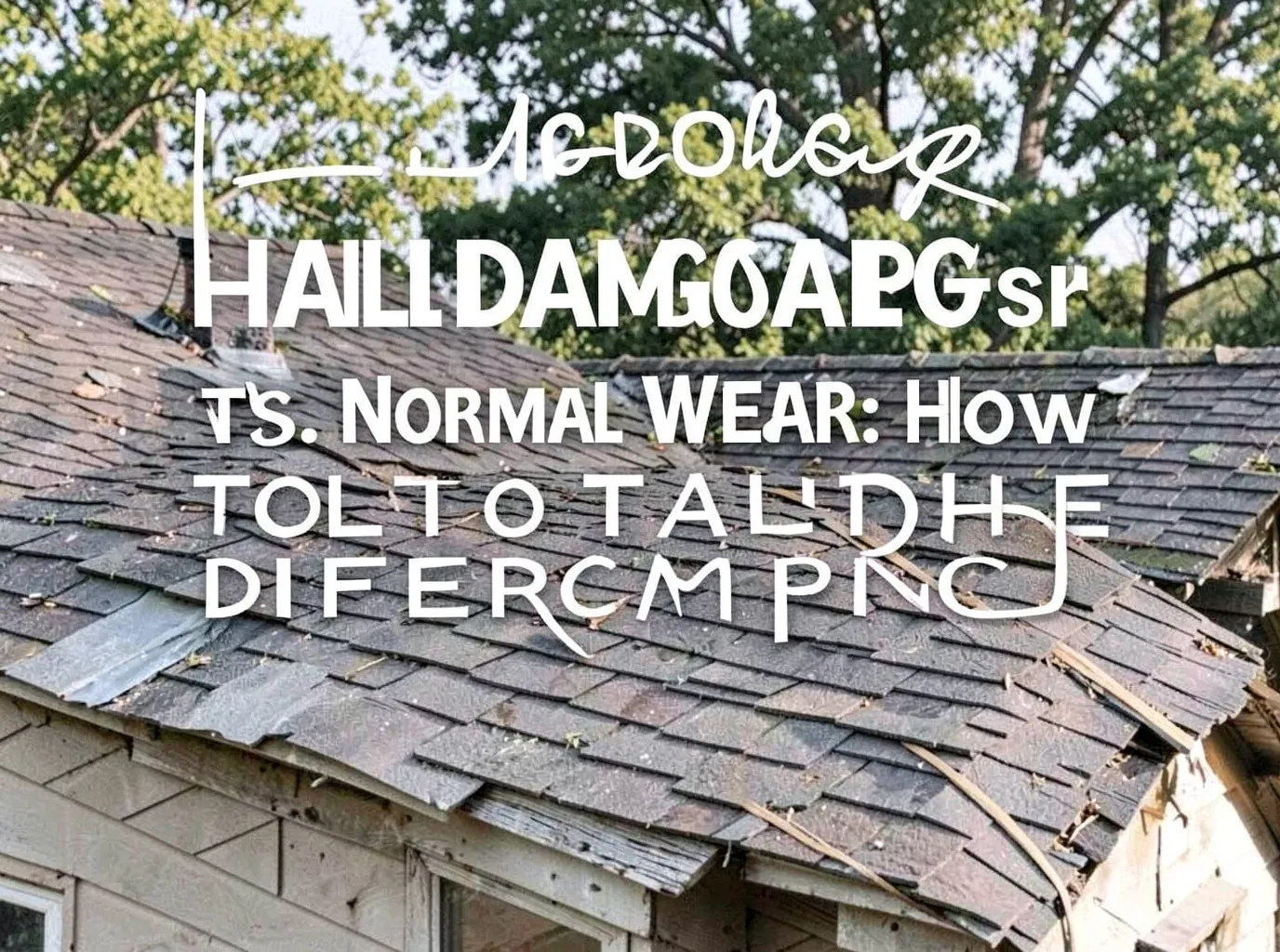 Hail Damage vs. Normal Wear: How to Tell the Difference