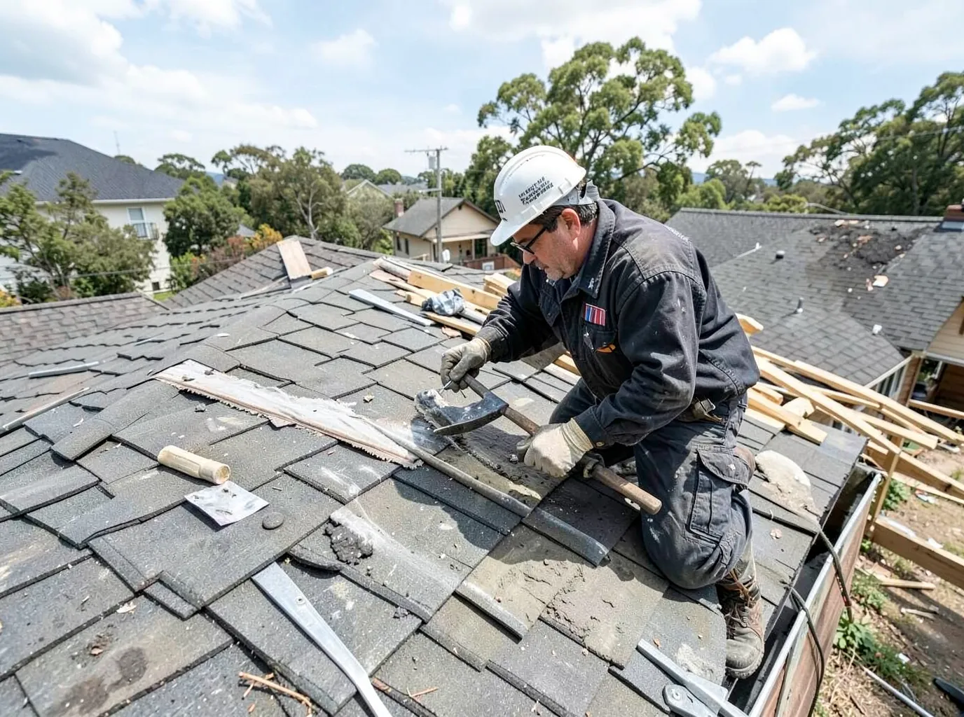 Wind Damage Roof Repair in Temple, TX